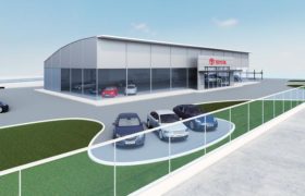 1_Project for the construction of the new Toyota dealer